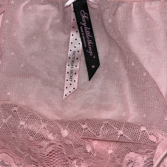 Victoria’s Secret Sexy Little Things pink mesh and lace panty - Picture 8 of 9